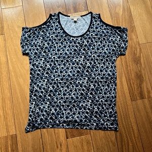 Michael Kors cold shoulder top